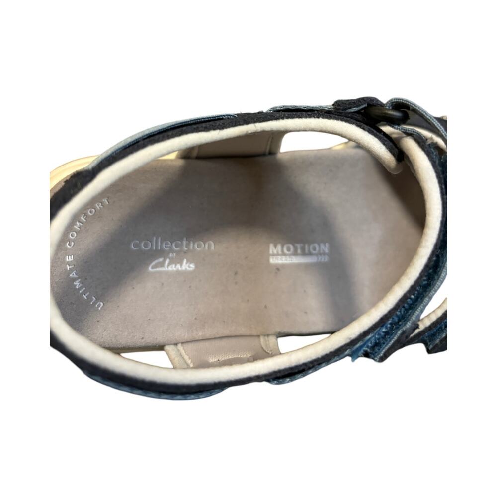 Clarks Women’s Solan Drift Sandals Navy size 6 - Picture 6 of 7